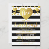 リトルスウィートバレンタインデー誕生日 招待状 (正面)