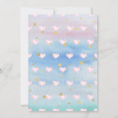 リトルスウィートバレンタインデー誕生日 招待状 (裏面)