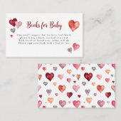 リトルスウィートバレンタインハートズベビー本 エンクロージャーカード (正面/裏面)