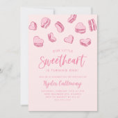 リトルスウィートバレンタインバースデーパーティー 招待状 (正面)