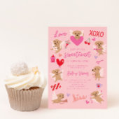 リトルスウィートバレンタインパピーバースデーパーティー 招待状