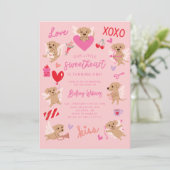 リトルスウィートバレンタインパピーバースデーパーティー 招待状 (スタンド正面)