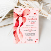 リトルスウィートバレンタインボウ誕生日 招待状