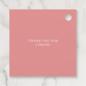 リトルスウィートバレンティーンズガールベビーシャワー フェイバータグ (裏面)