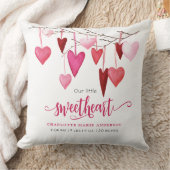 リトルスウィートピンクハートベビー子供部屋 クッション (ブランケット)