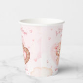 リトルスウィートピンクベビーシャワー紙カップ 紙コップ (右)