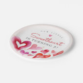 リトルスウィートファバーパーティー ペーパープレート (アングル)