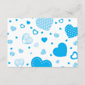 リトルスウィートブルーバレンタインダイアパラッフル エンクロージャーカード (裏面)