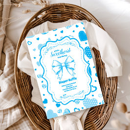 リトルスウィートブルーバレンタインダイアパラッフル エンクロージャーカード