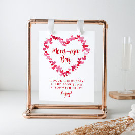 リトルスウィートベイビーシャワーママオサバーサイン ポスター