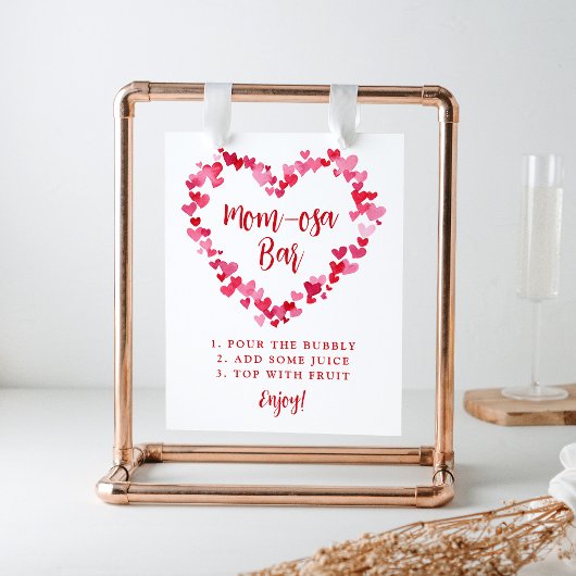 リトルスウィートベイビーシャワーママオサバーサイン ポスター