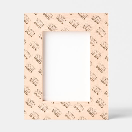 リトルスウィートベビーガール レーザー彫刻フレーム (正面)