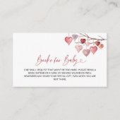 リトルスウィートベビーシャワーベビー エンクロージャーカード (正面)