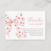 リトルスウィートベビーシャワーベビー エンクロージャーカード (正面)