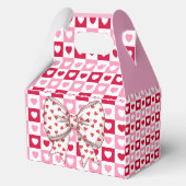 リトルスウィートボウ市松模様にハート フェイバーボックス (裏面)