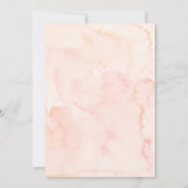 リトルスウィートボホハートベビーシャワー 招待状 (裏面)