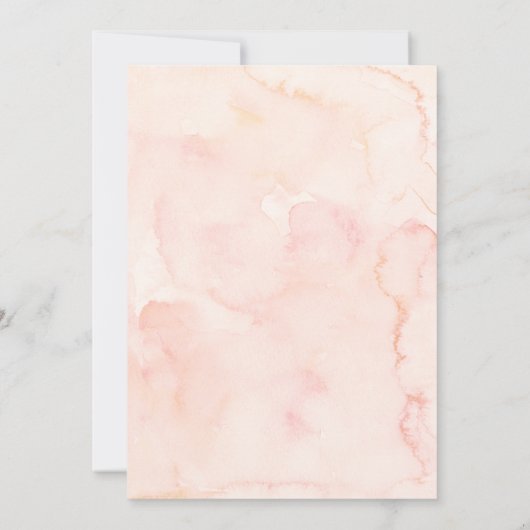 リトルスウィートボーホハートファースト誕生日 招待状 (裏面)