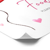 リトルスウィートレッドバレンタインフード ポスター (角)