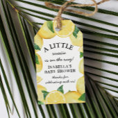 リトルスウィートレモンベビーシャワー ギフトタグ