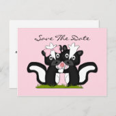 リトルスカンクは日付を保存 案内ポストカード (正面/裏面)