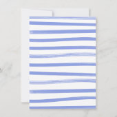 リトルスガーベースボールクロースレイン誕生日パーティー 招待状 (裏面)