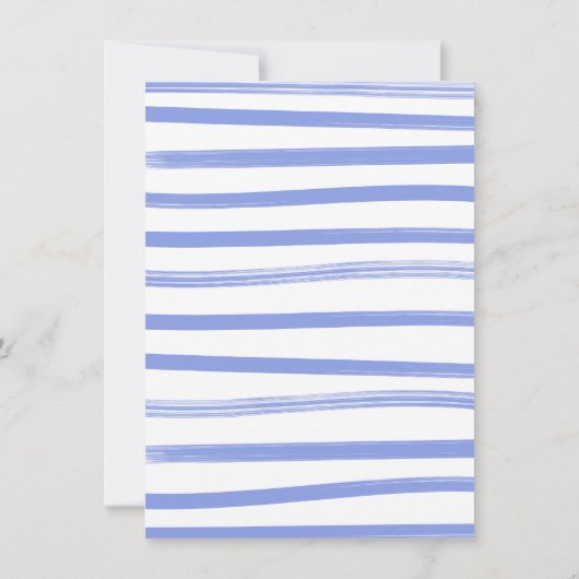 リトルスガーベースボールクロースレイン誕生日パーティー 招待状 (裏面)