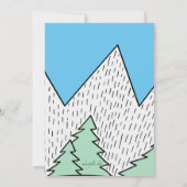 リトルスキーヤー招待状 招待状 (裏面)