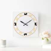 リトルスコッティズ時計 スクエア壁時計 (ホーム)