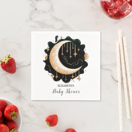 リトルスターカラフルズベビーシャワー スタンダードカクテルナプキン (インサイチュ)