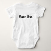 リトルスタークレヨンスタイルピローアンドクラウン ベビーボディスーツ (裏面)