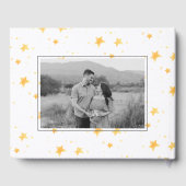 リトルスターズパーソナライズされたベビーシャワーゲストブック ゲストブック (裏面)