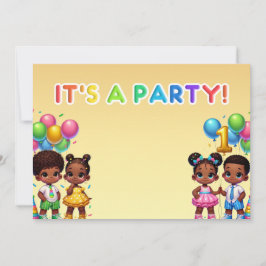 リトルスターズファースト誕生日バッシュ 招待状