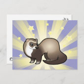 リトルスターフェレット ポストカード (正面/裏面)