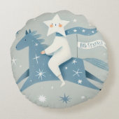 リトルスター子供部屋ベビー ラウンドクッション (裏面)