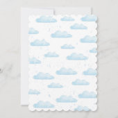 リトルスター1stバースデーブルークラウド 招待状 (裏面)