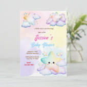 リトルスター ベビーシャワー 招待状 (スタンド正面)