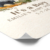 リトルスティンカーウッドランドスカンクボーイベビーシャワー ポスター (角)