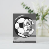 リトルストライカーサッカー予算誕生日招待状 (スタンド正面)