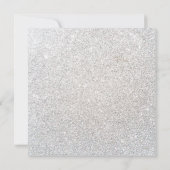 リトルスノーフレークベビーシャワー招待状 招待状 (裏面)