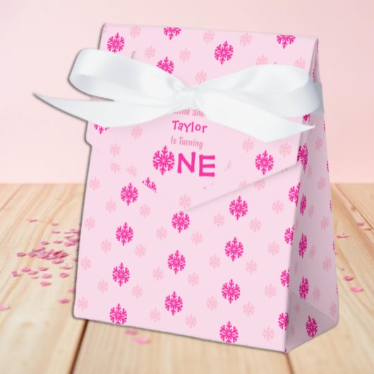 リトルスノーフレーク1歳の誕生日 フェイバーボックス