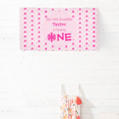 リトルスノーフレーク1歳の誕生日 横断幕 (インサイチュ)