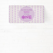 リトルスノーフレーク1歳の誕生日 横断幕 (インサイチュ)