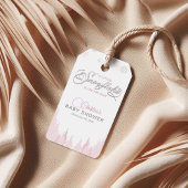 リトルスノーフレーク ウィンターベイビーシャワー ギフトタグ