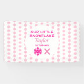 リトルスノーフレークanyエイジ誕生日 横断幕 (横)