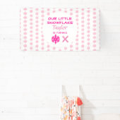 リトルスノーフレークanyエイジ誕生日 横断幕 (インサイチュ)