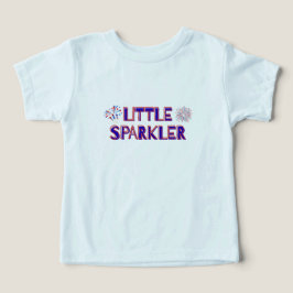 リトルスパークラー 7月4日 幼児Tシャツ