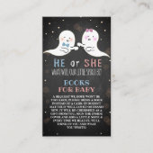 リトルスピリットのハロウィーン幽霊たちジェンダーがパーティーを明かす エンクロージャーカード (正面)