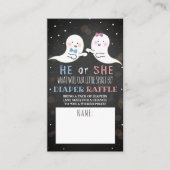 リトルスピリットのハロウィーン幽霊たちジェンダーがパーティーを明かす エンクロージャーカード (正面)