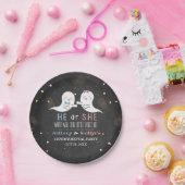 リトルスピリットのハロウィーン幽霊たちジェンダーがパーティーを明かす ペーパープレート (パーティー)