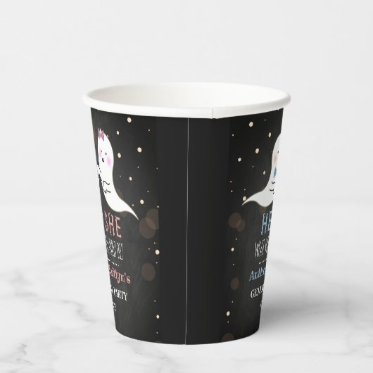 リトルスピリットのハロウィーン幽霊たちジェンダーがパーティーを明かす 紙コップ (右)